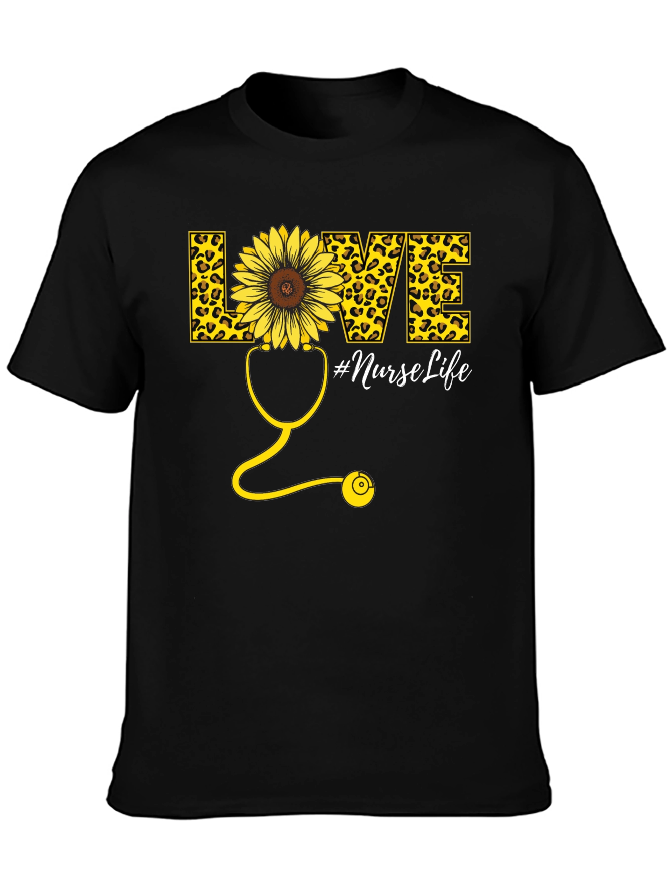 Nurse Life Sunflower Graphic Tee