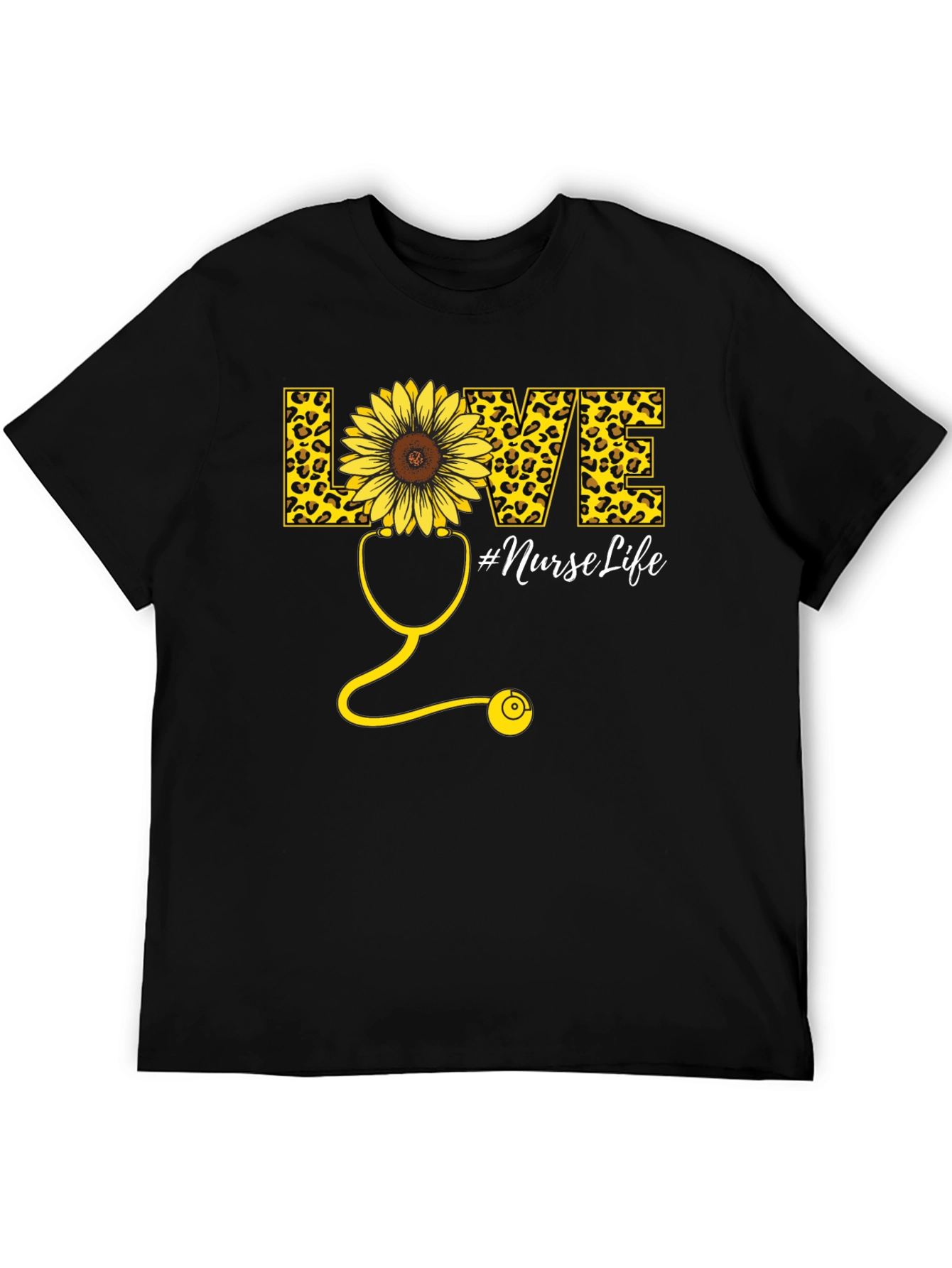 Nurse Life Sunflower Graphic Tee