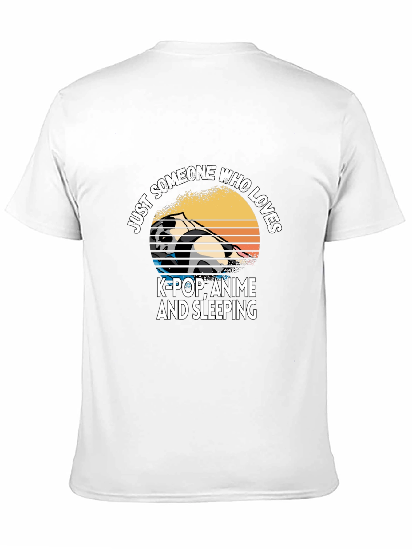 K-Pop Anime & Sleeping Panda T-Shirt