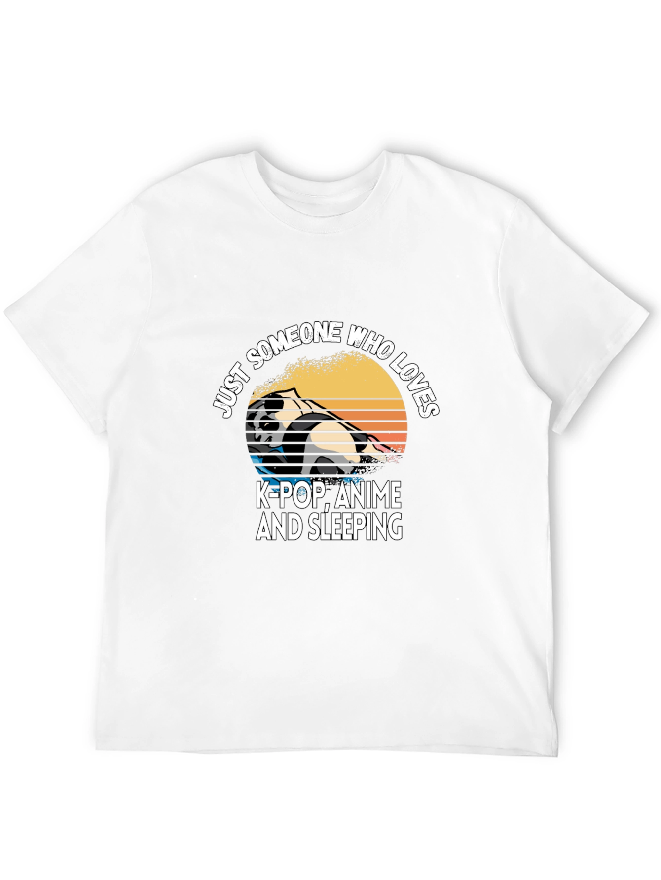 K-Pop Anime & Sleeping Panda T-Shirt