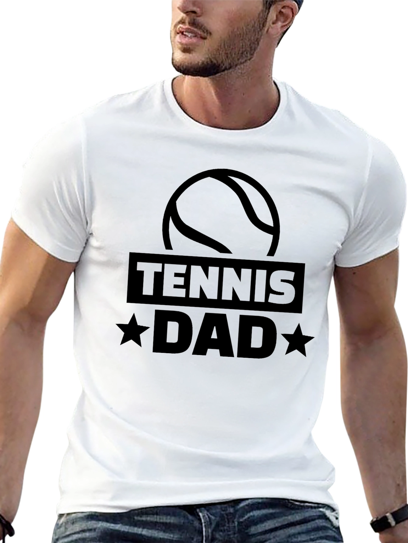 Tennis Dad Graphic Tee - Fathers Day Gift