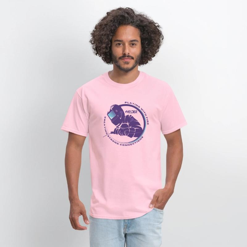 Welders Helmet Logo Print Playing With Fire