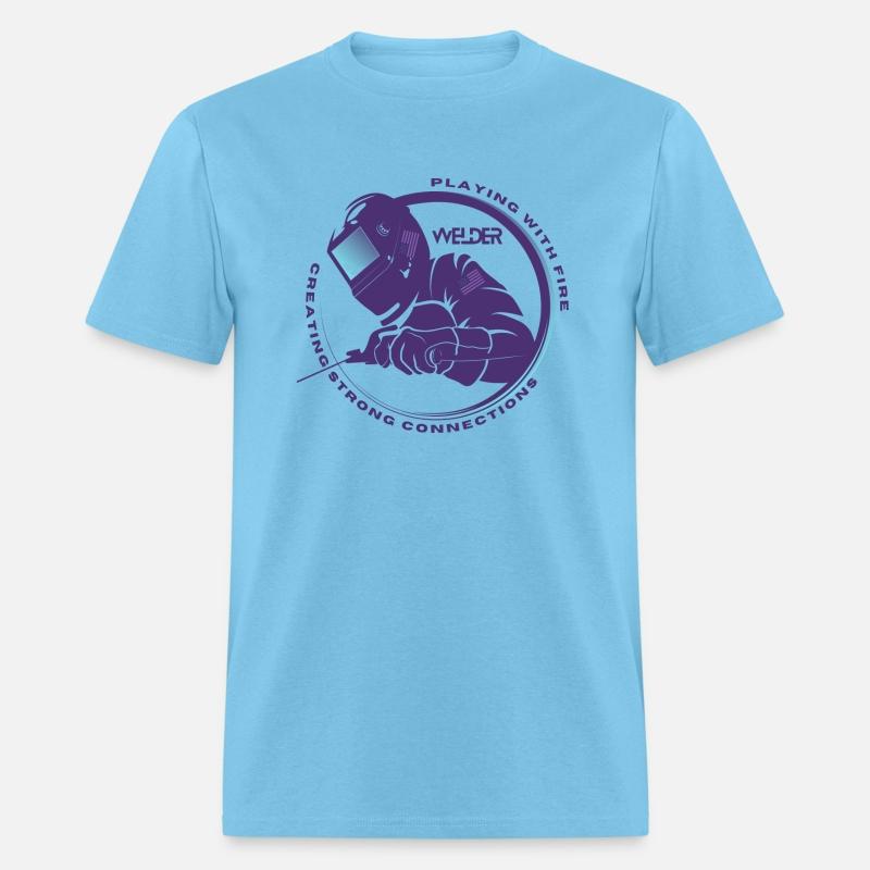 Welders Helmet Logo Print Playing With Fire