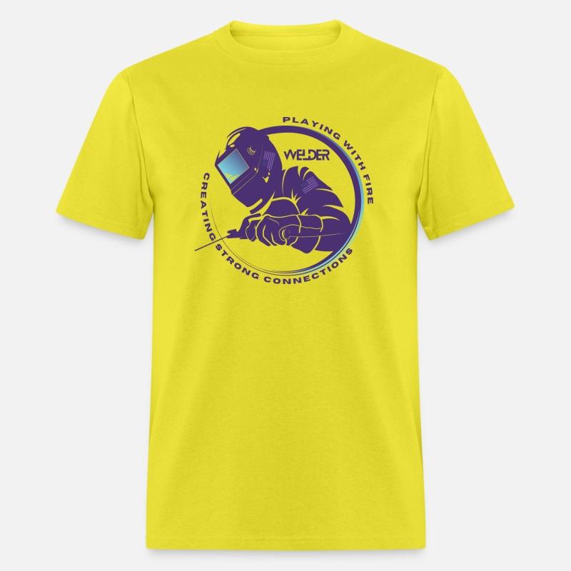 Welders Helmet Logo Print Playing With Fire