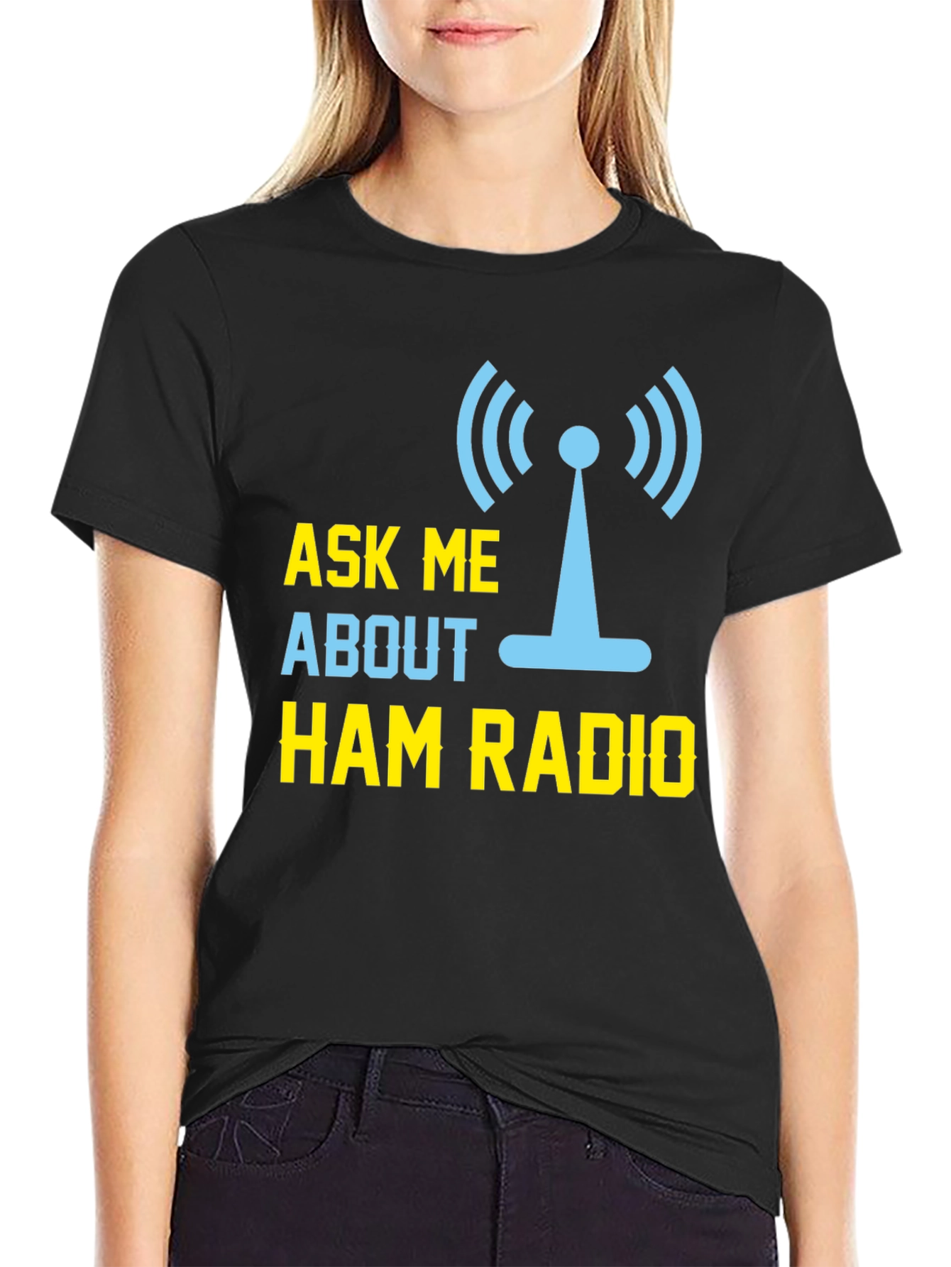 Ham Radio T-Shirt - Ask Me About Ham Radio