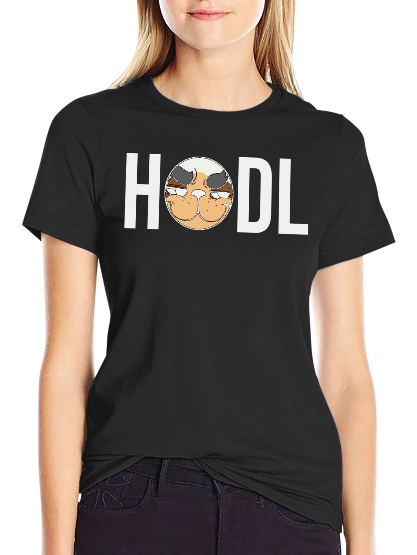 HODL Meme Black T-Shirt