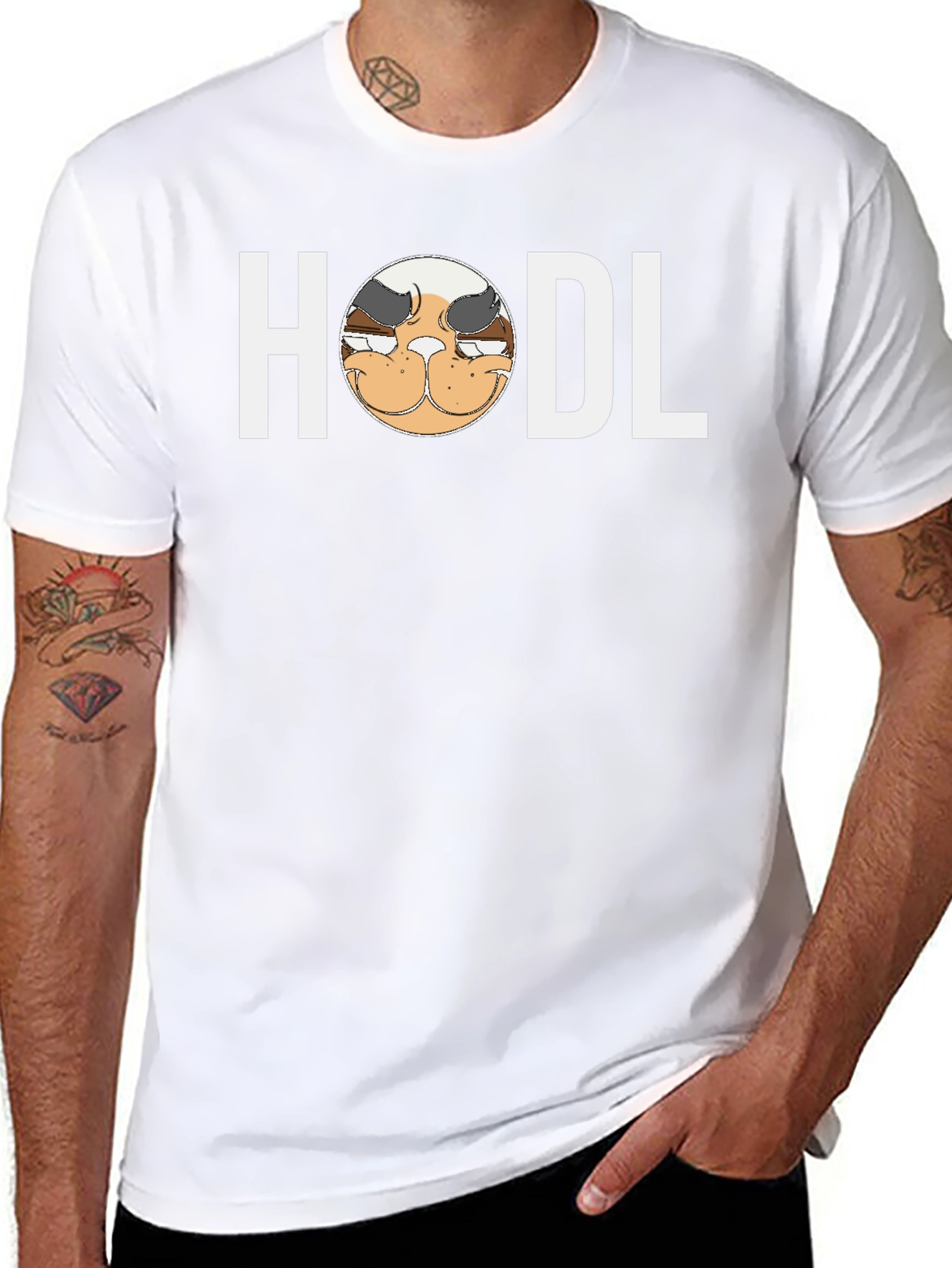 HODL Meme Black T-Shirt