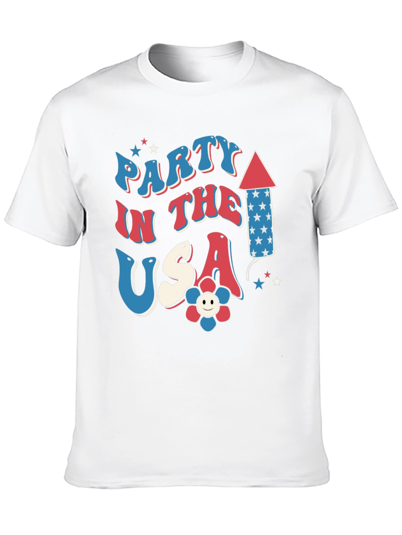 Patriotic Party in the USA Graphic Tee