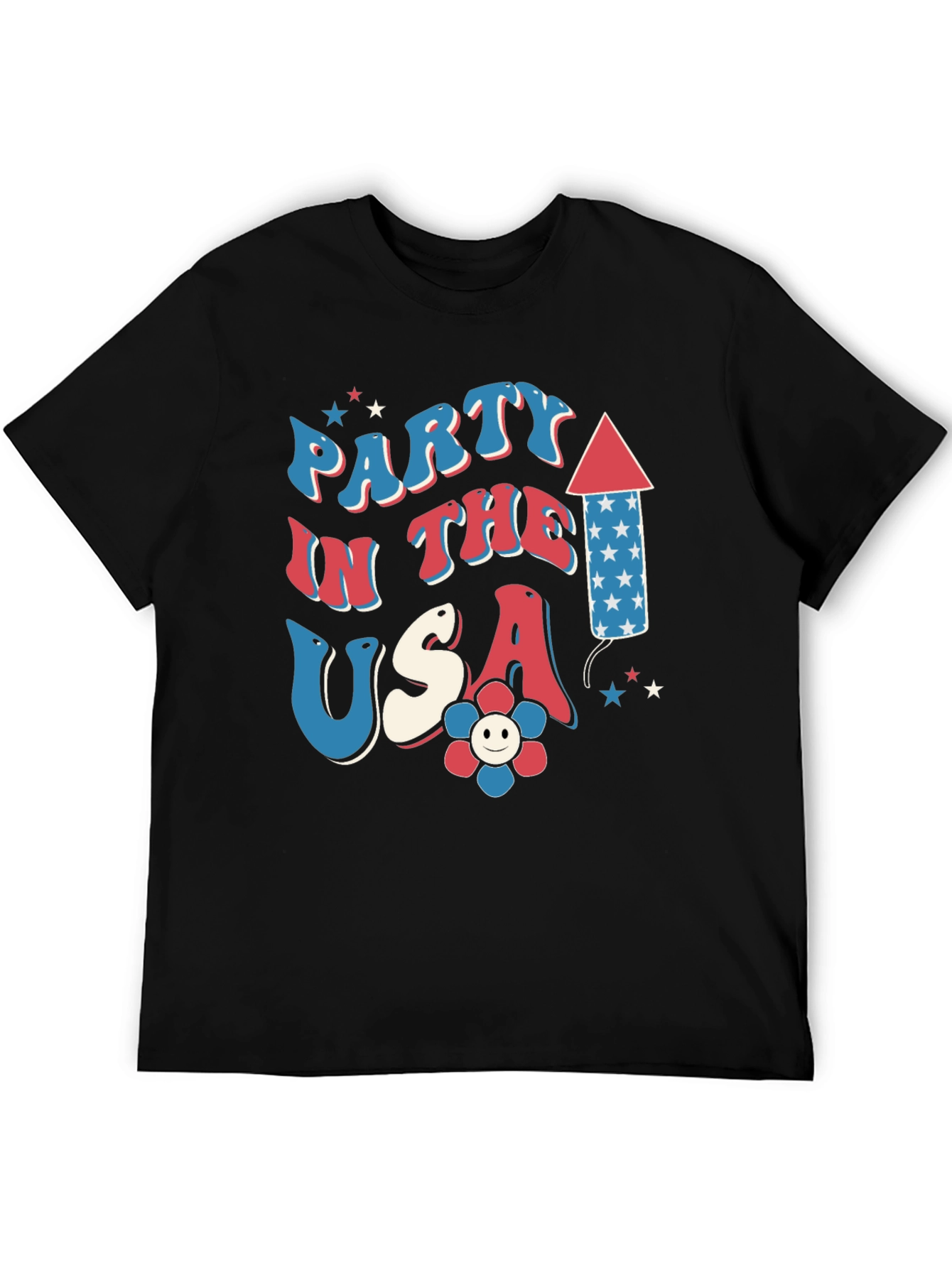 Patriotic Party in the USA Graphic Tee