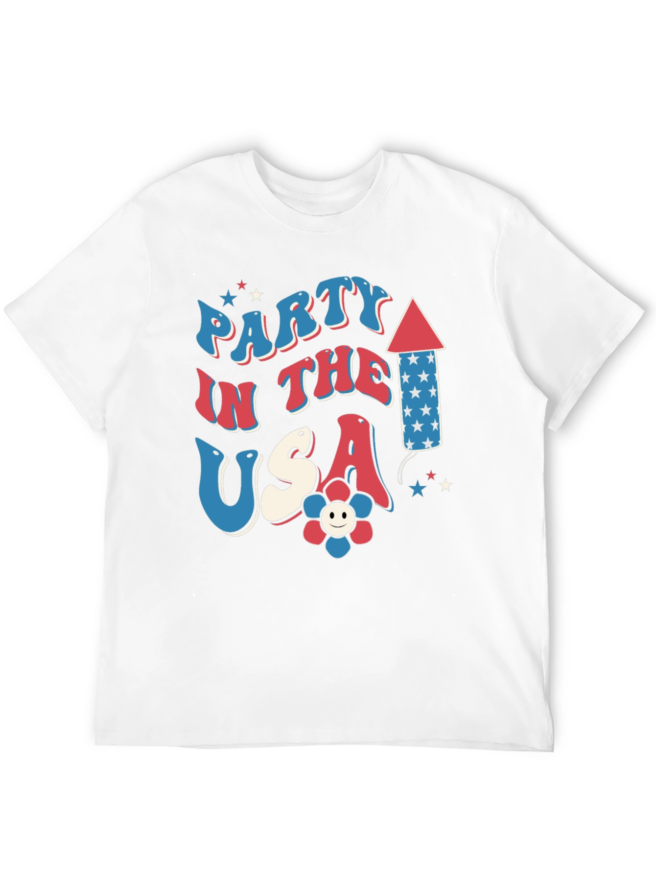 Patriotic Party in the USA Graphic Tee