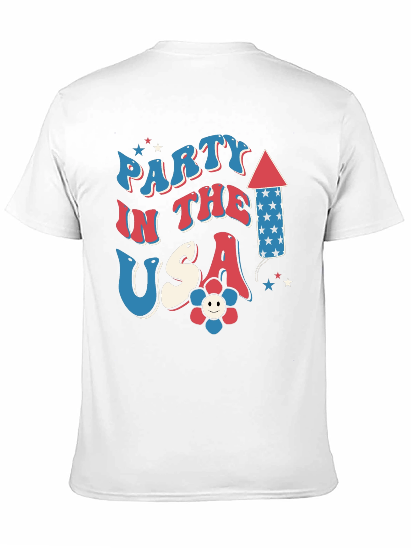 Patriotic Party in the USA Graphic Tee