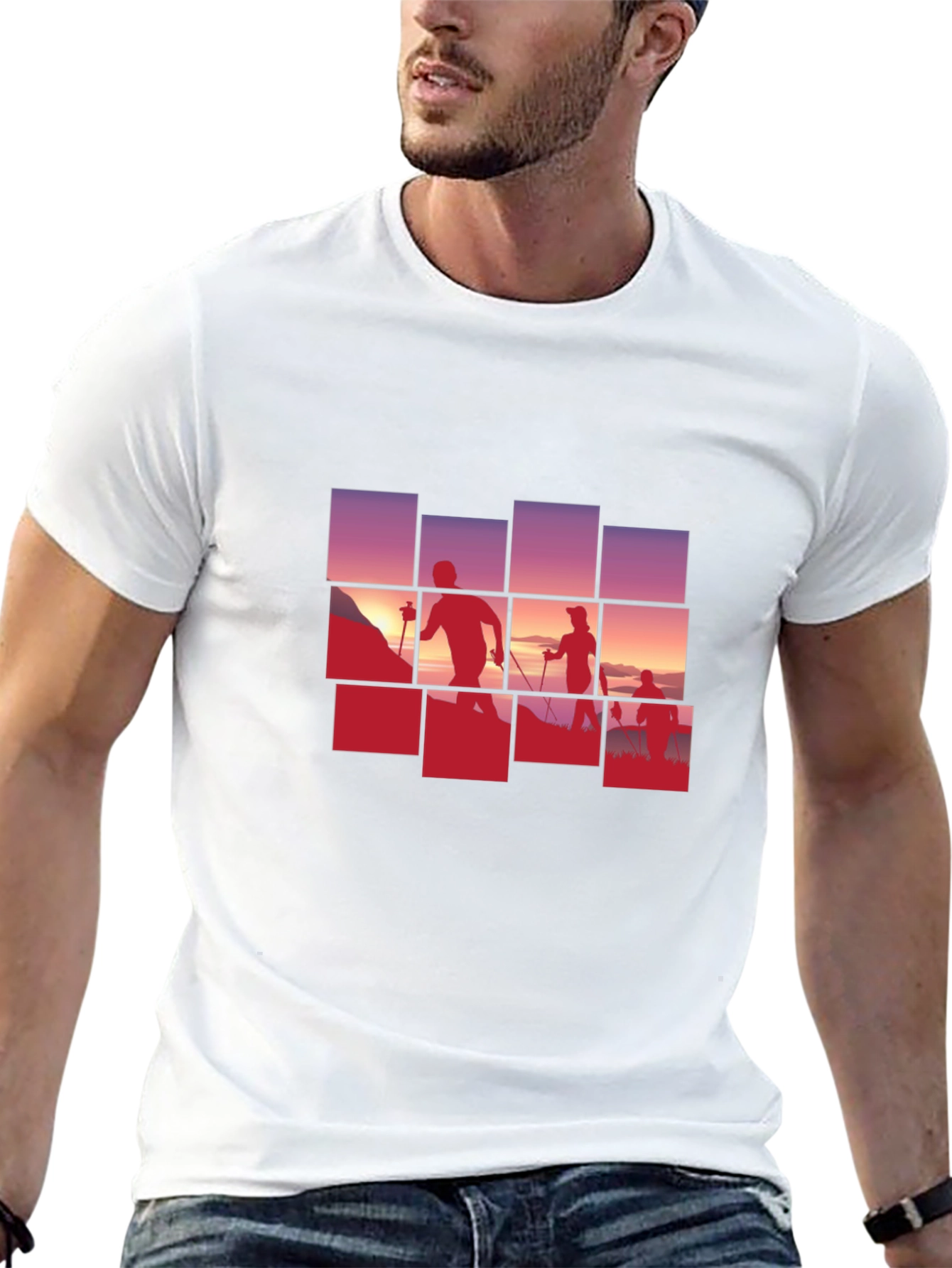 Silhouette Hiking Graphic Tee