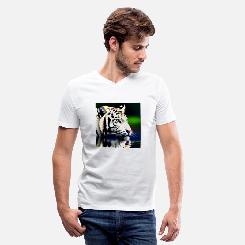 White Tiger Reflection