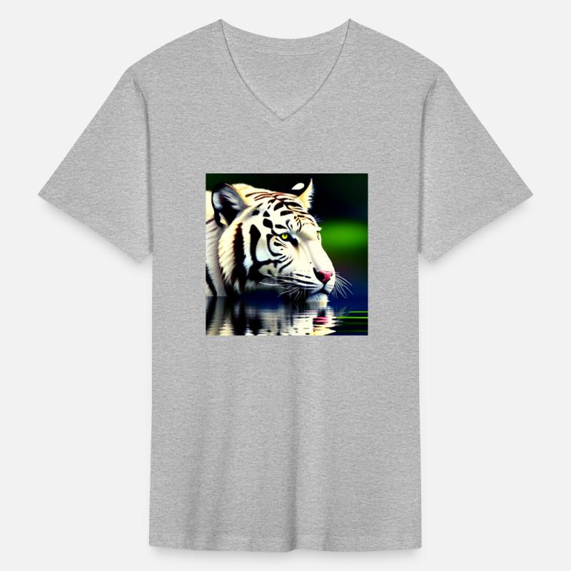 White Tiger Reflection