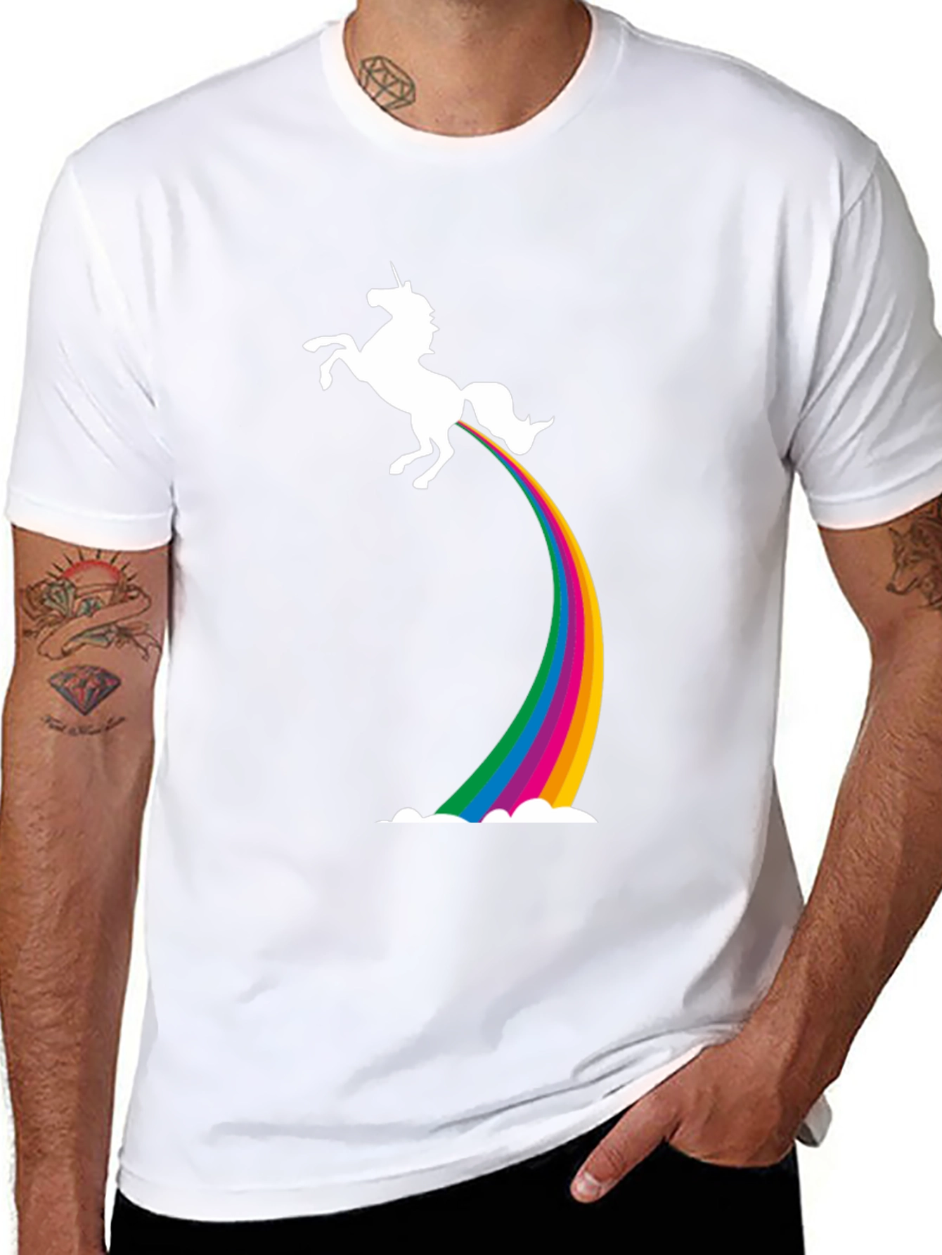 Unicorn Rainbow Humor T-Shirt
