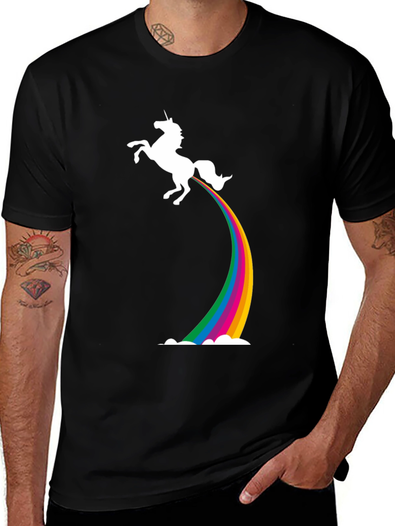 Unicorn Rainbow Humor T-Shirt