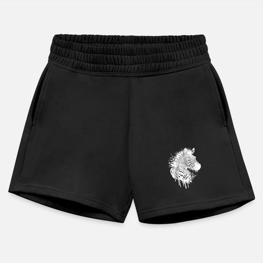 Wild Zebra Splash Tattoo Style