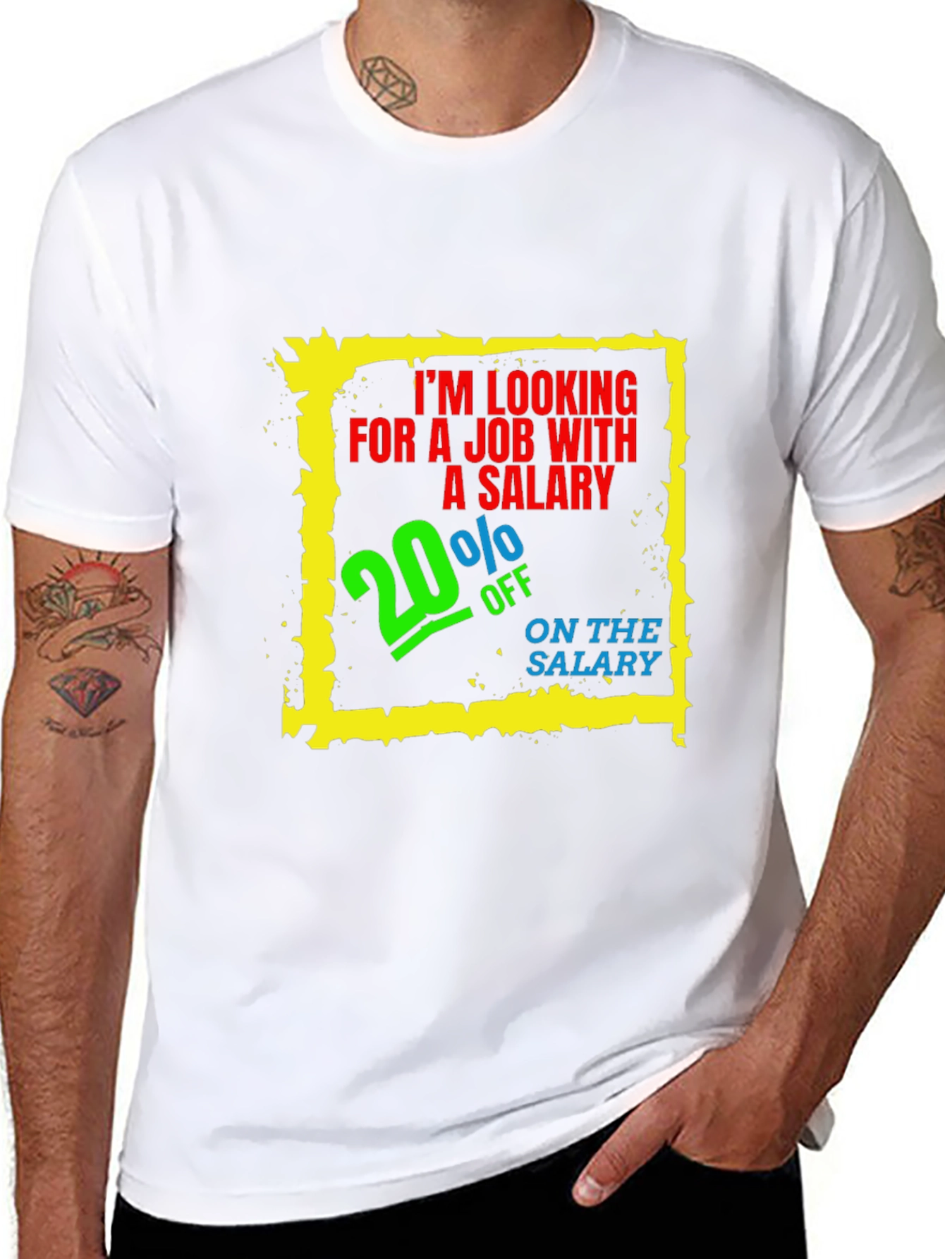 Funny Salary T-Shirt - 20% Off Job Offer