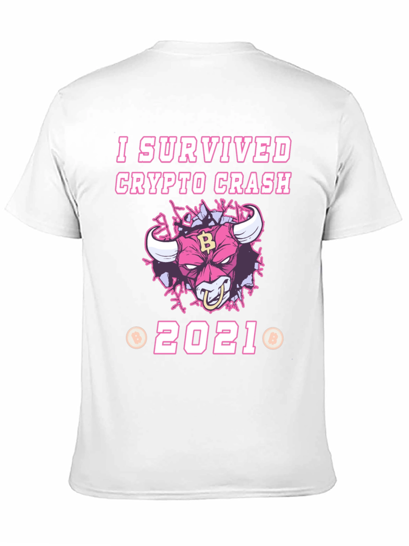 I Survived Crypto Crash 2021 Black T-Shirt