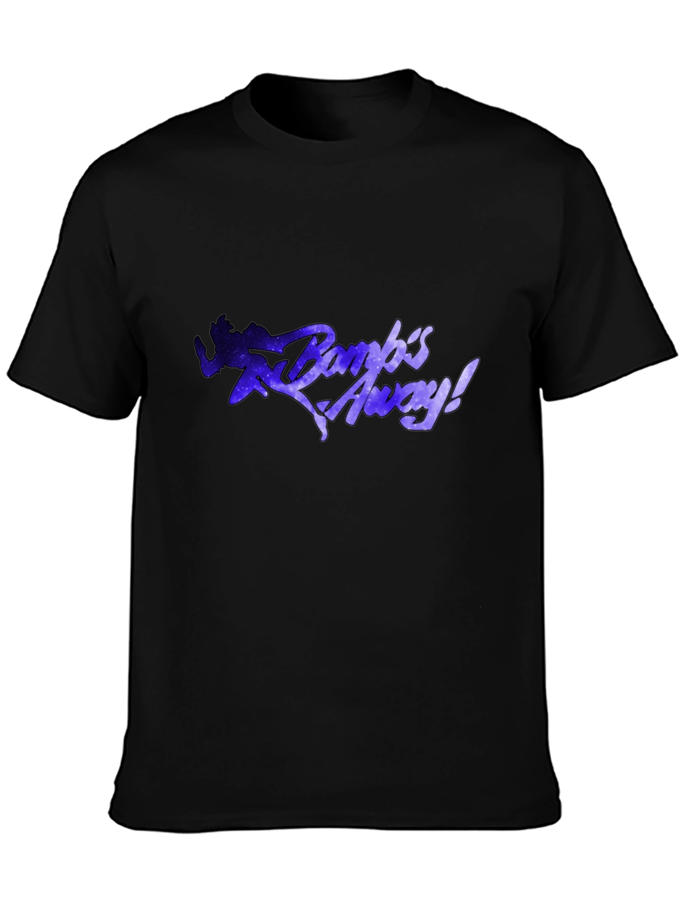 Bombs Away! Graphic Print Black T-Shirt