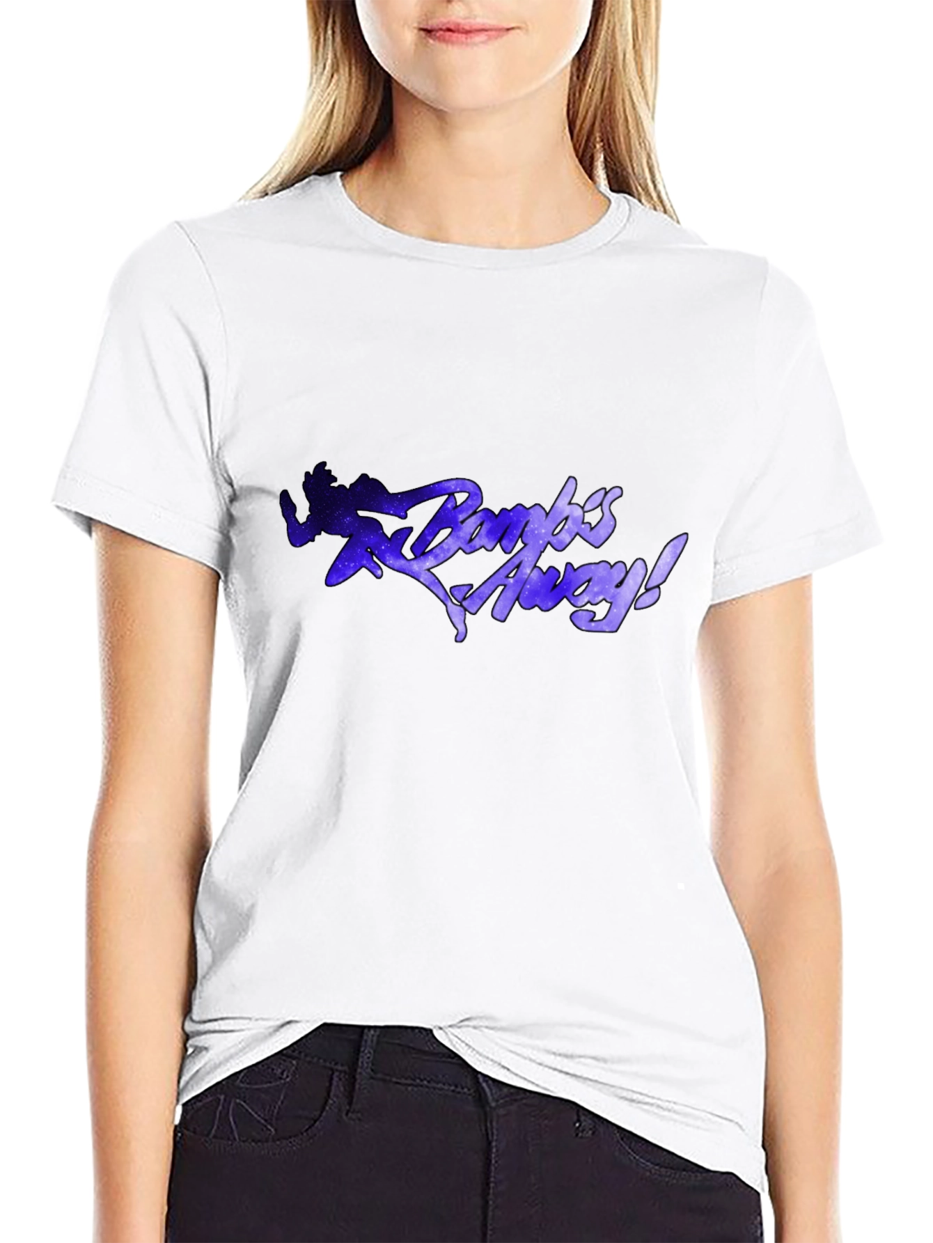 Bombs Away! Graphic Print Black T-Shirt