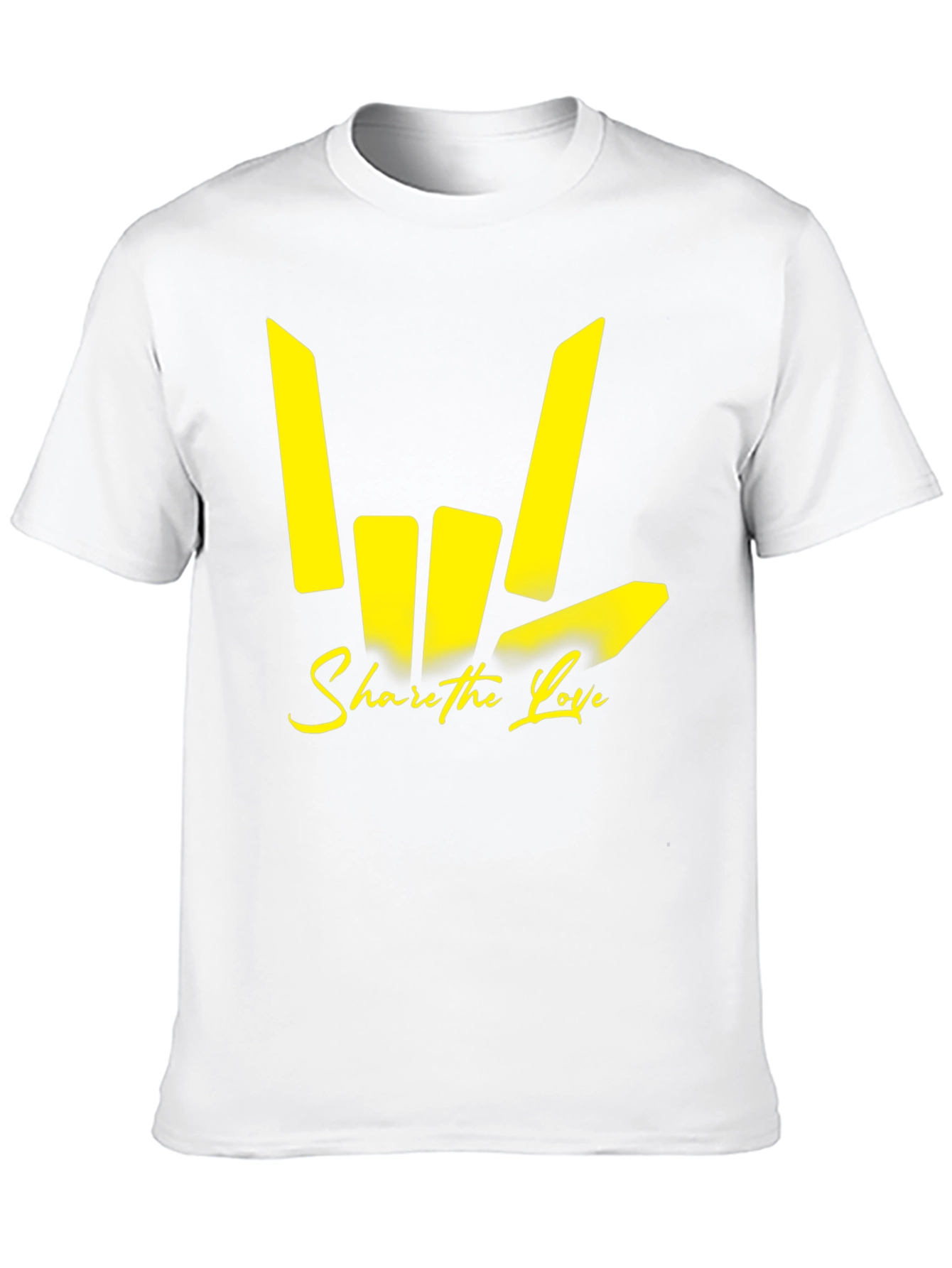 Share The Love Graphic T-Shirt - Black