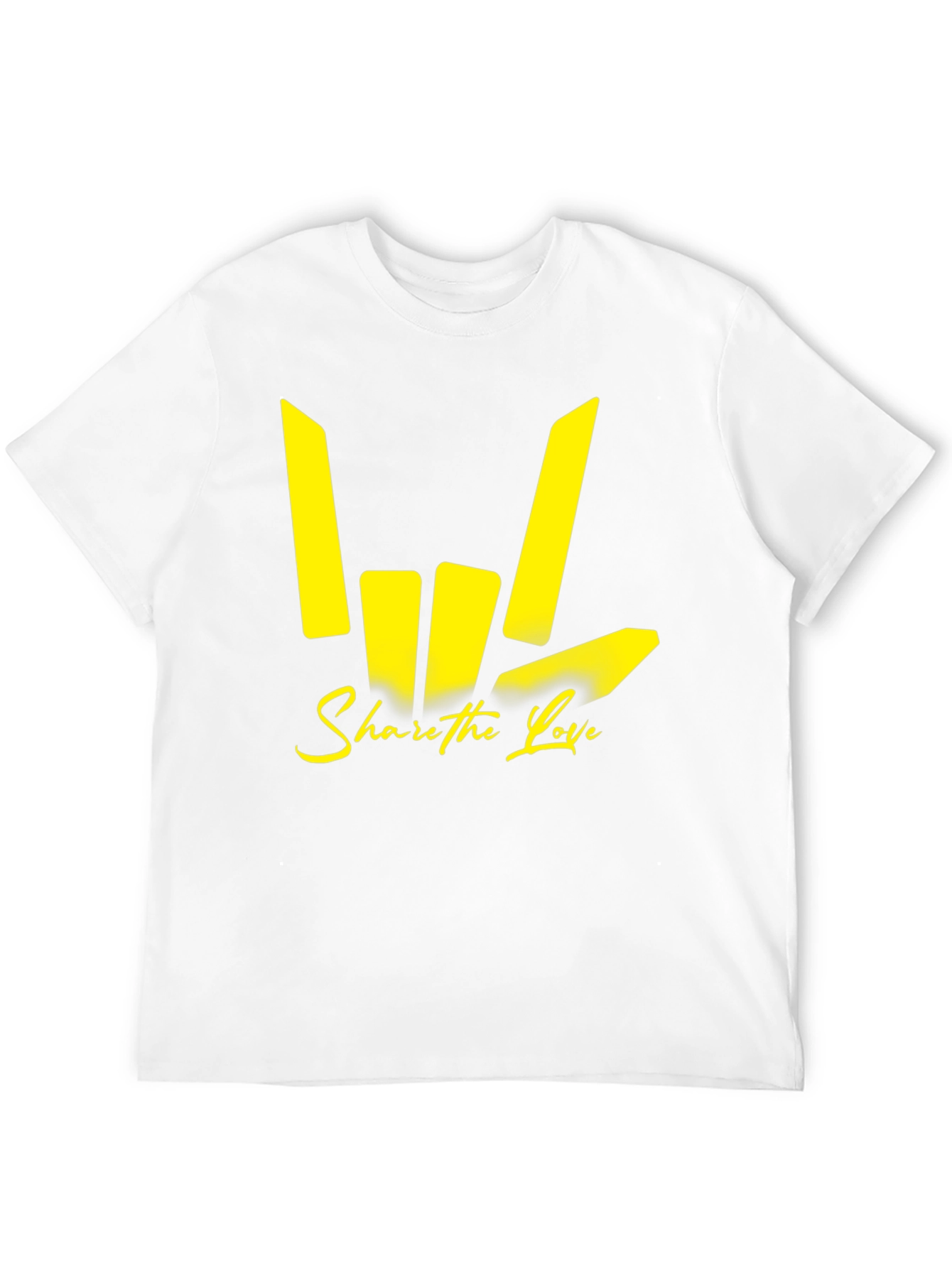 Share The Love Graphic T-Shirt - Black