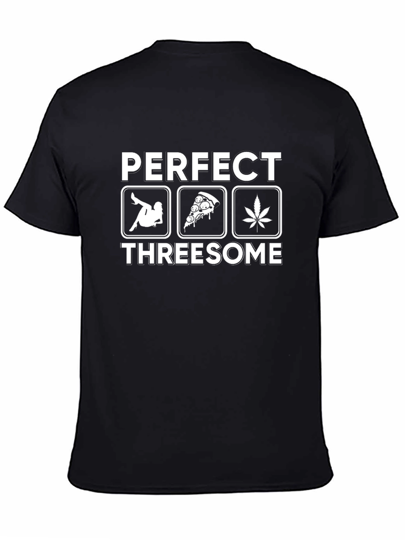 Perfect Threesome Graphic Tee - Funny Unisex T-Shirt