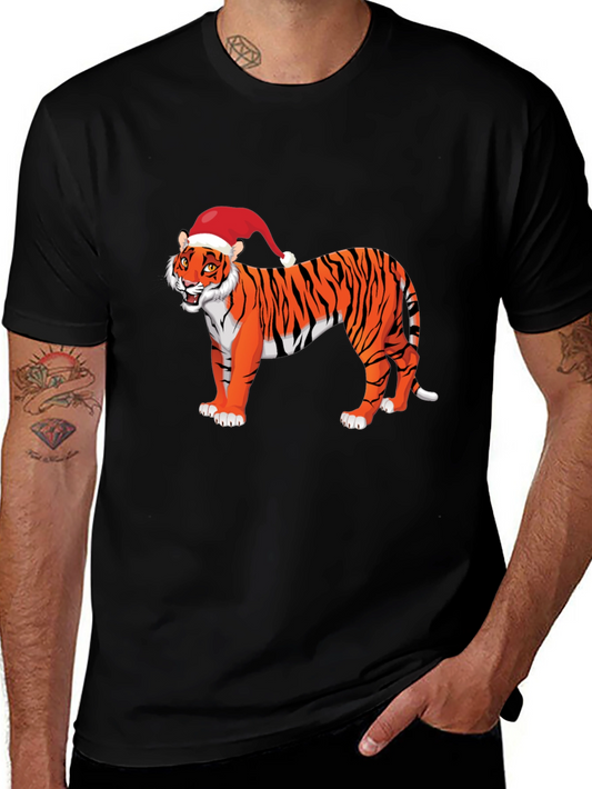 Festive Tiger Graphic Tee