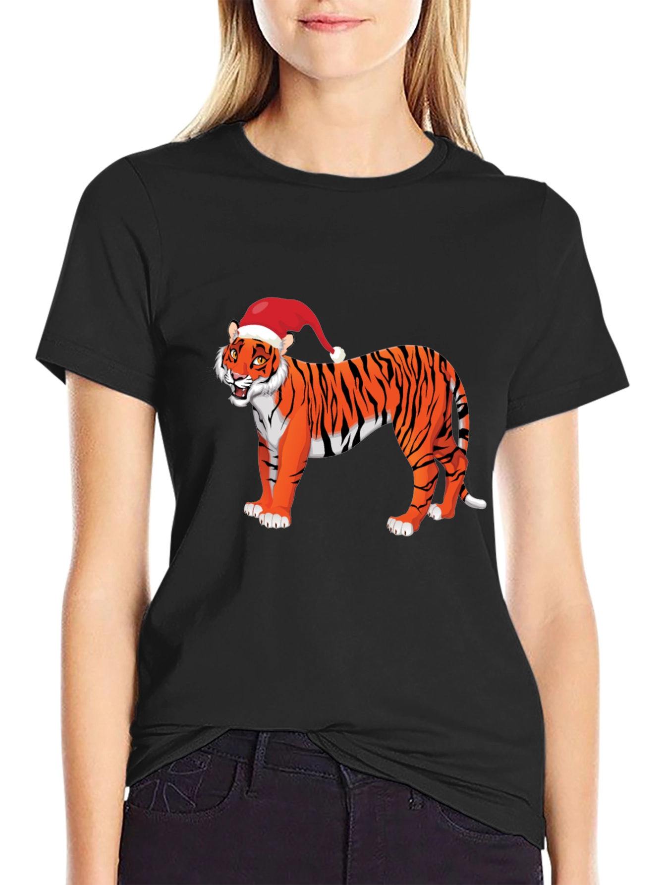 Festive Tiger Graphic Tee