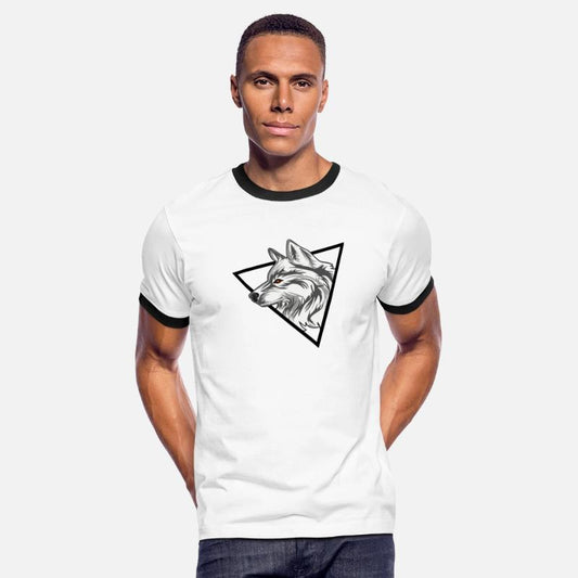 Wolf Head Gray White Friendly Lonely Wild Animal