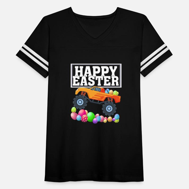 Womens Happy easter Christian or Catholic T-shirt