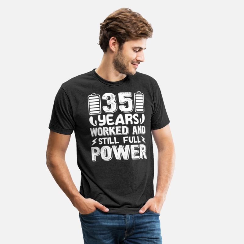 Work Anniversary 35 Years Worked Still Full Power