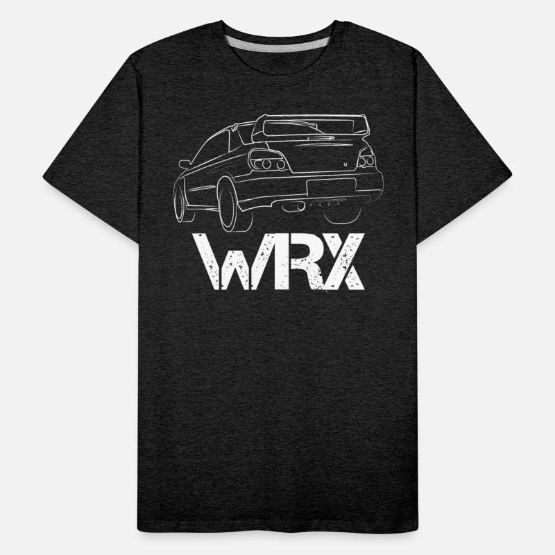 WRX white impreza sti jdm car lover outline drift