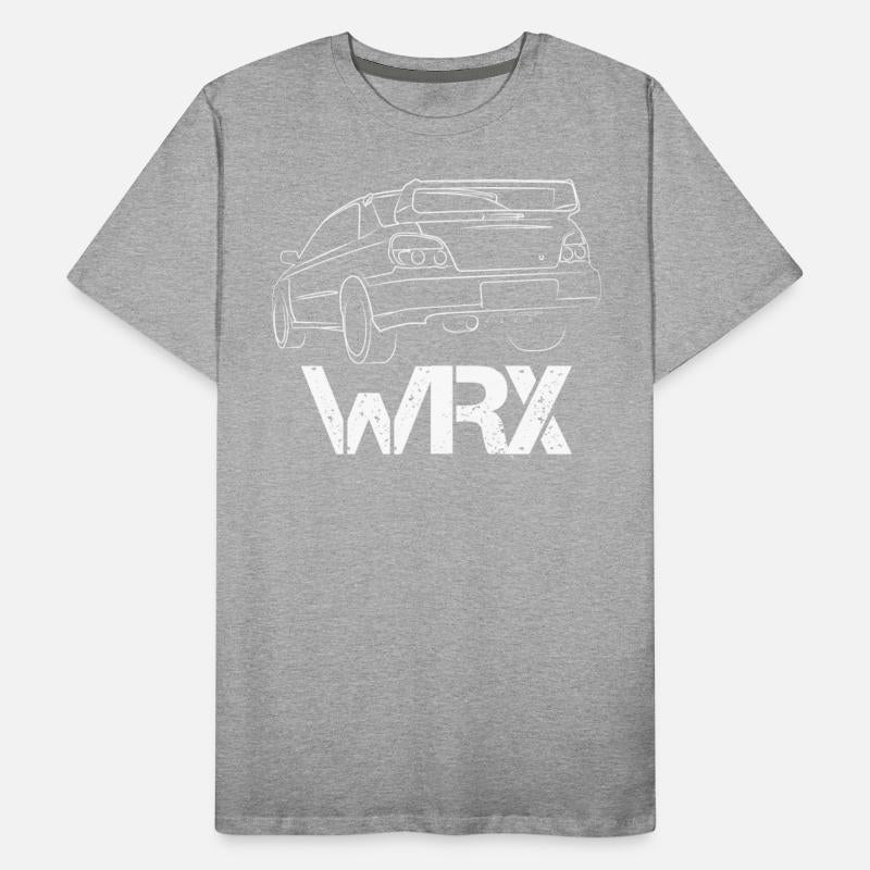 WRX white impreza sti jdm car lover outline drift