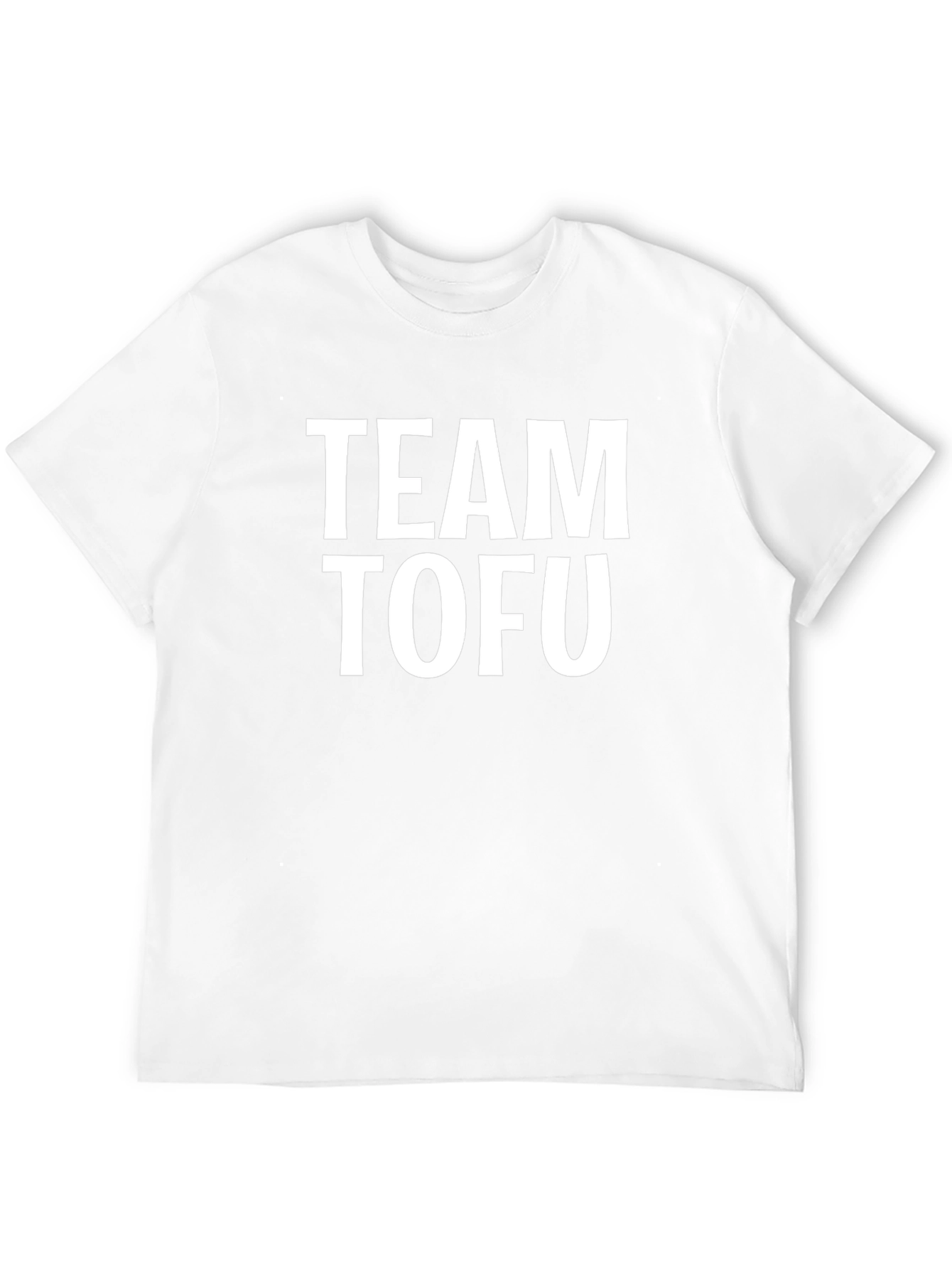 Team Tofu Black T-Shirt - Vegan & Vegetarian Pride