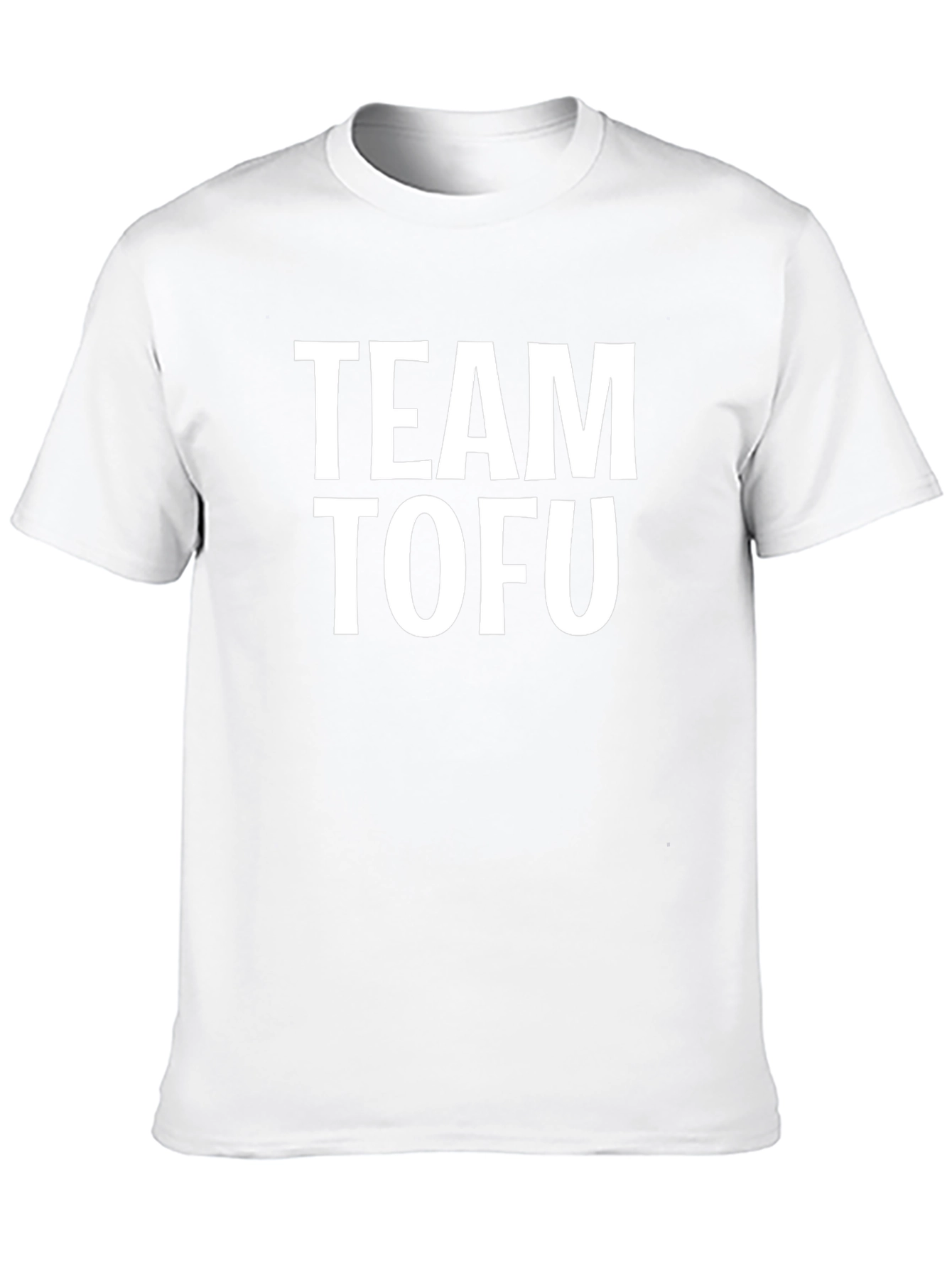 Team Tofu Black T-Shirt - Vegan & Vegetarian Pride