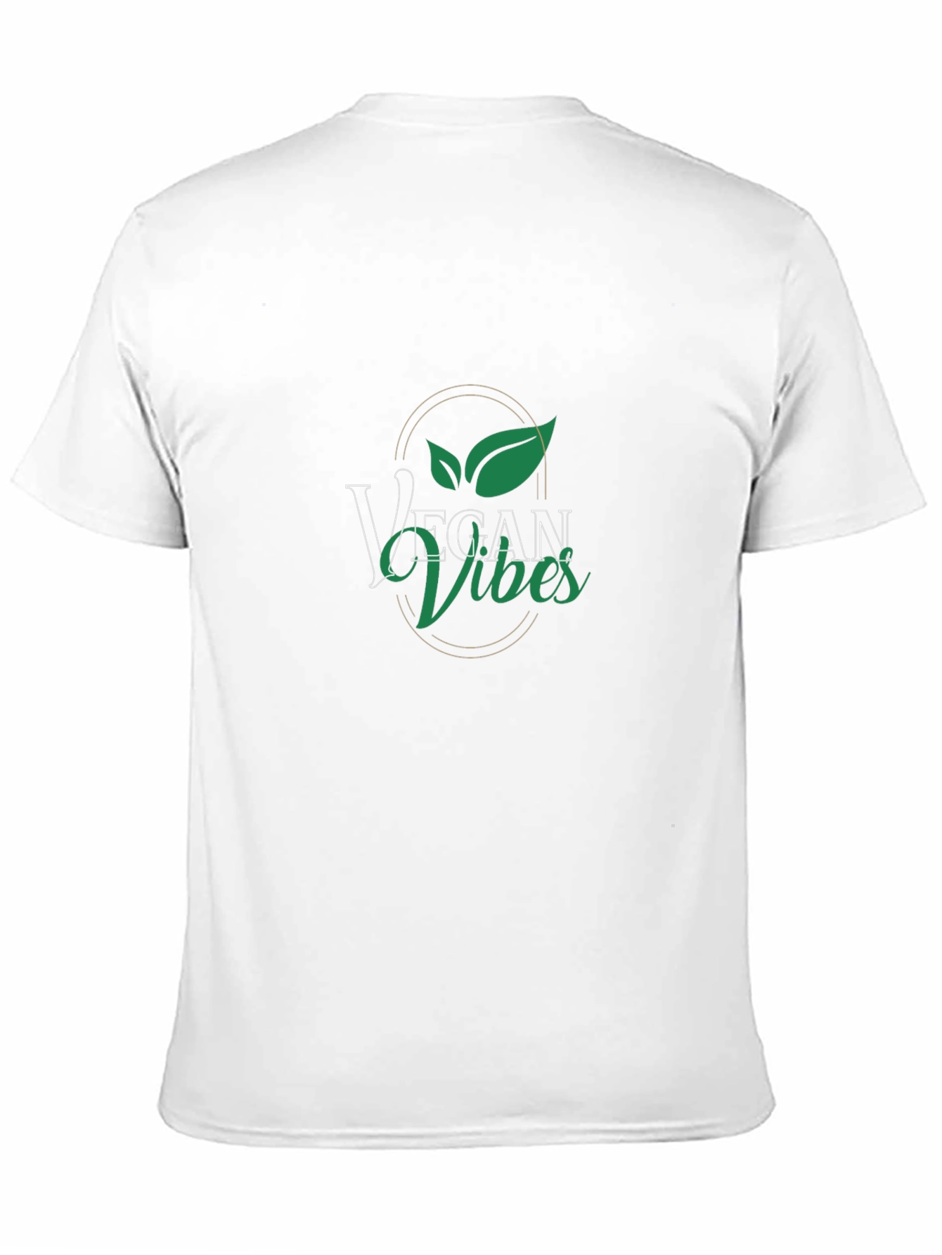 Vegan Vibes Graphic Tee - Black Cotton T-Shirt