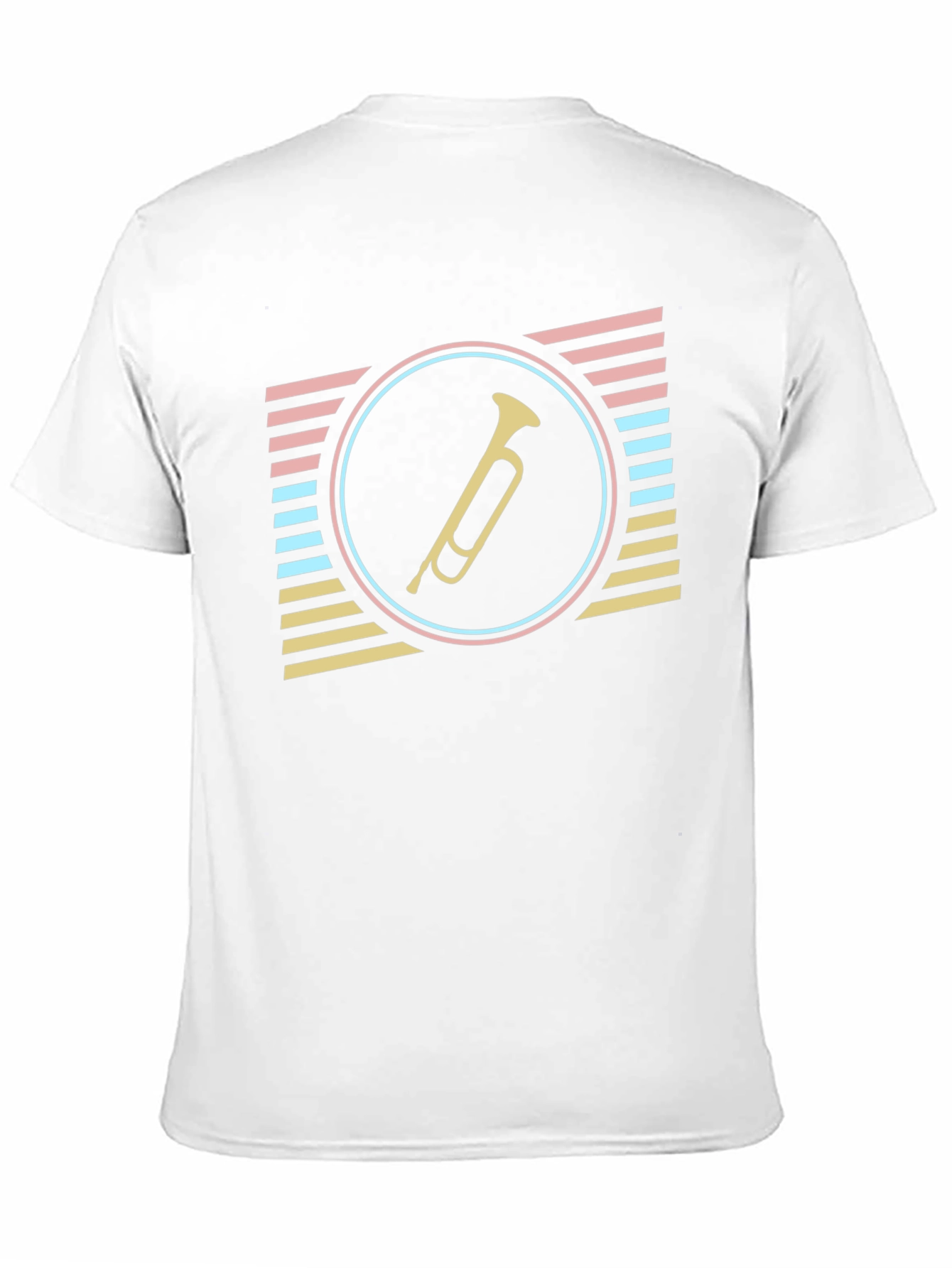 Retro Trumpet Graphic Tee - Stylish & Unique