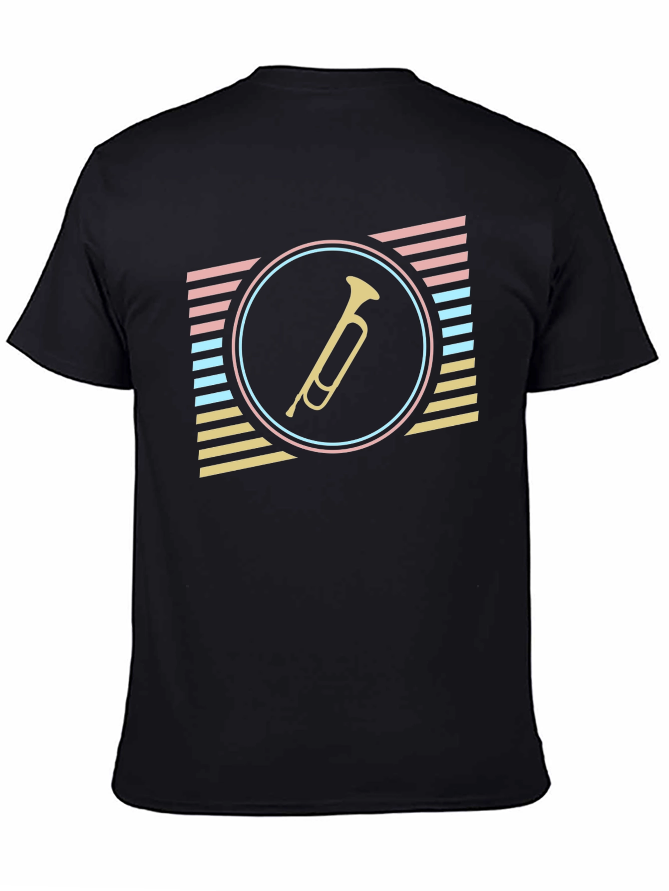 Retro Trumpet Graphic Tee - Stylish & Unique