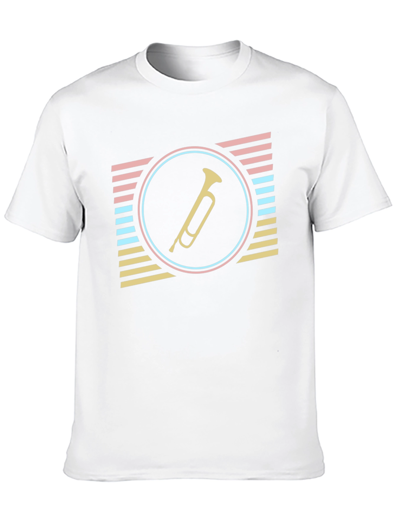 Retro Trumpet Graphic Tee - Stylish & Unique