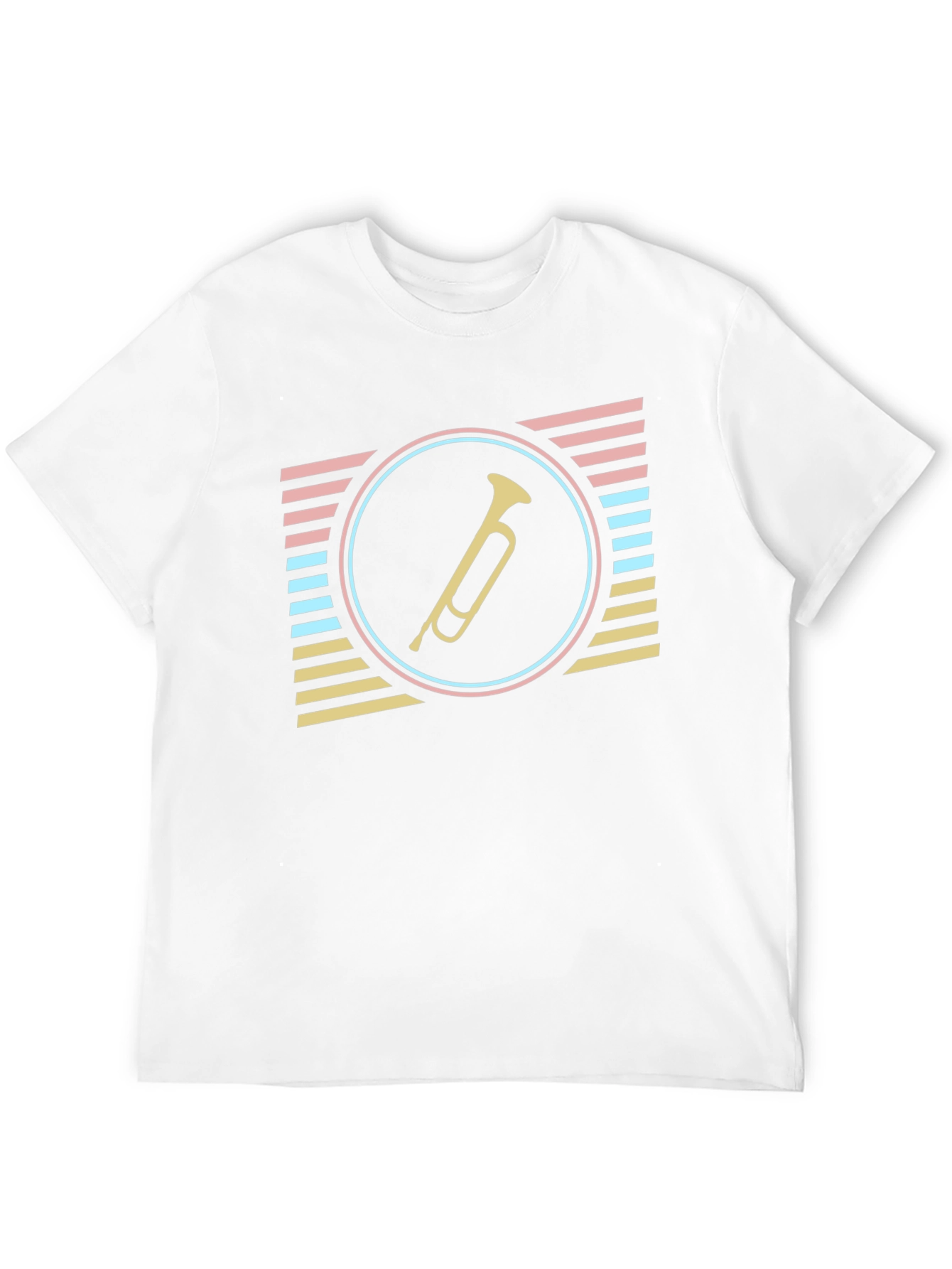 Retro Trumpet Graphic Tee - Stylish & Unique