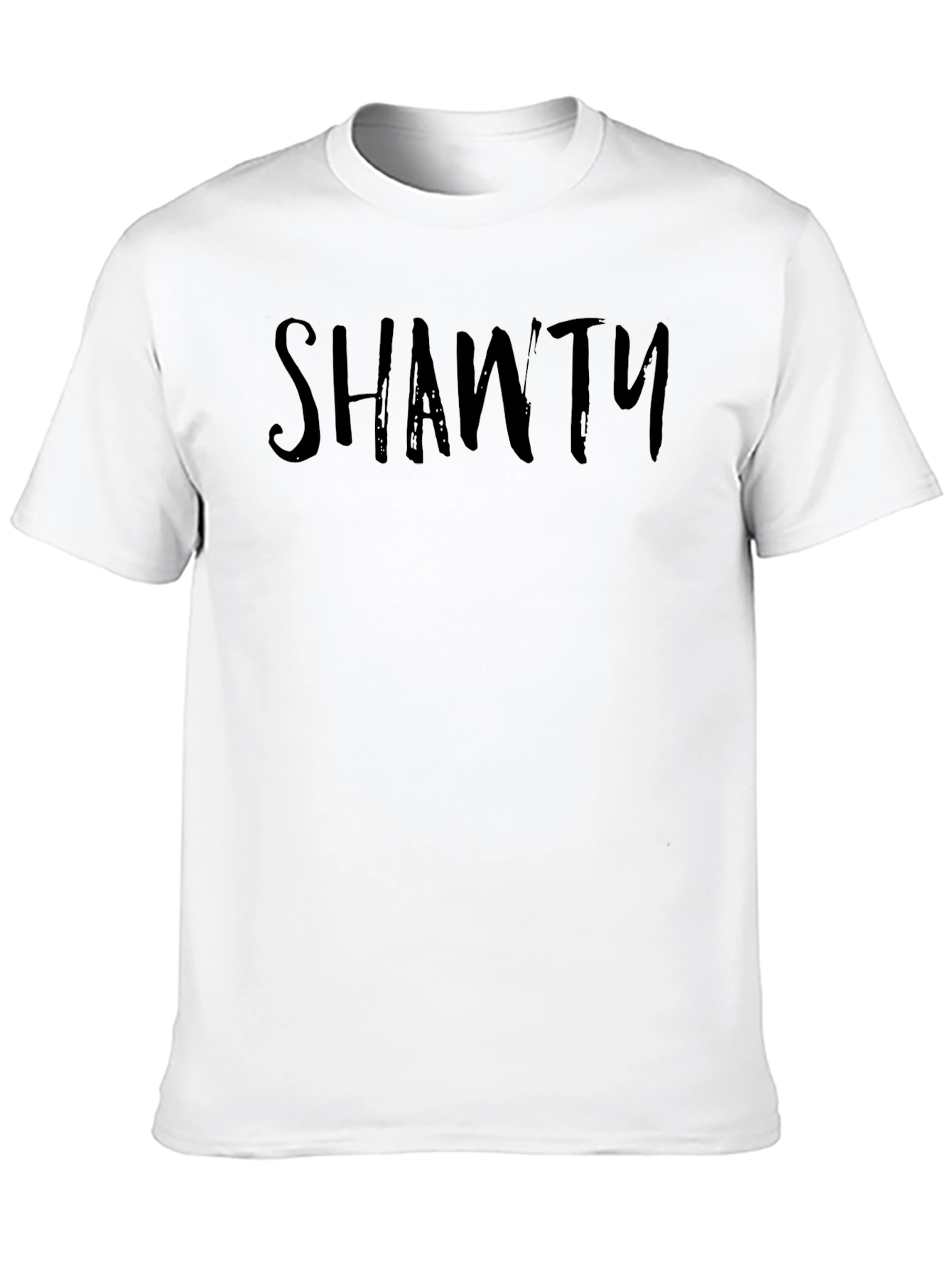 SHAWTY Graphic Tee - Soft Black Cotton T-Shirt