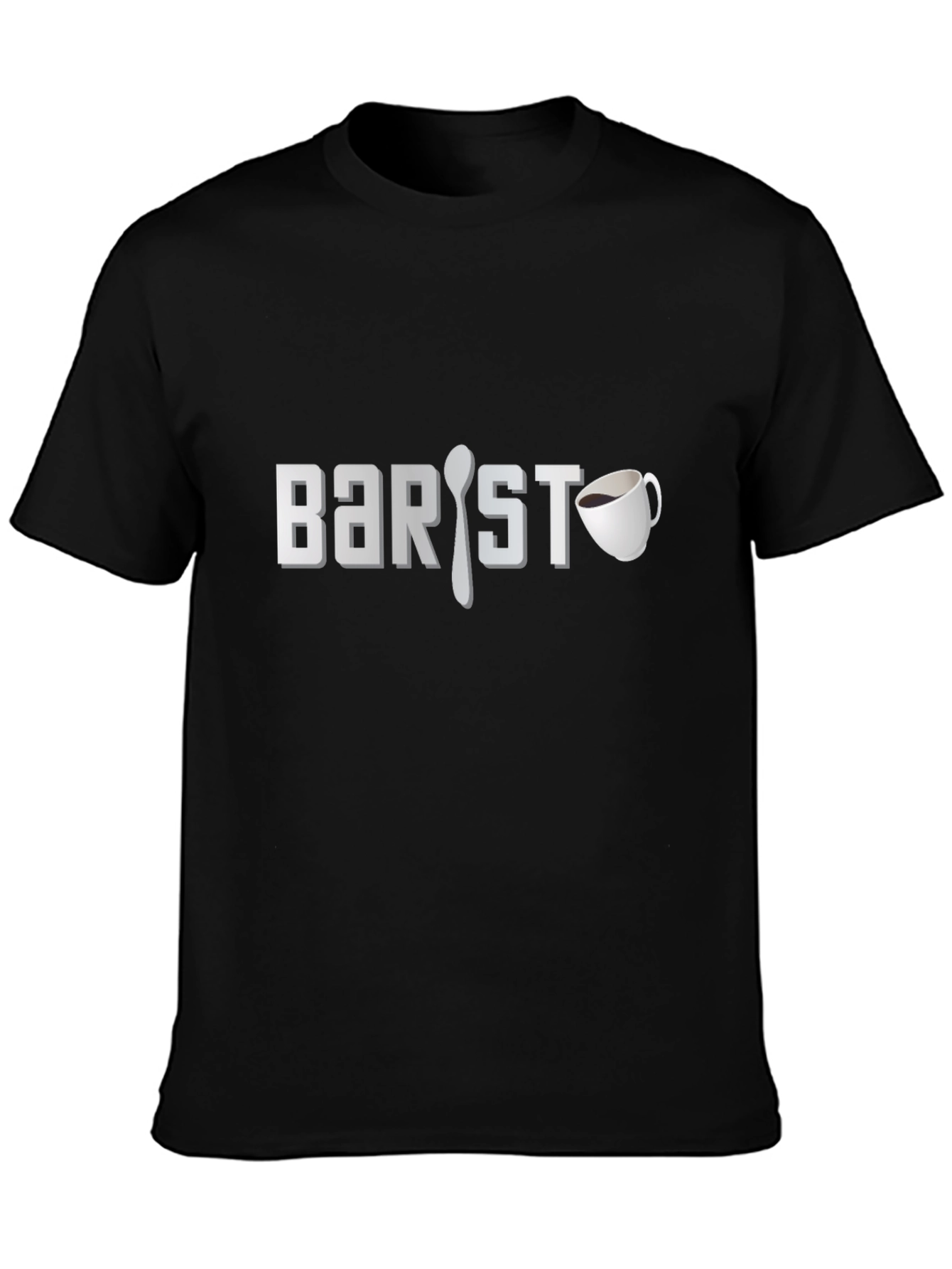 Barista Spoon and Coffee Cup T-Shirt