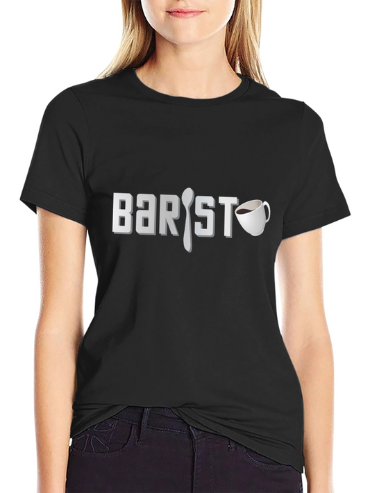 Barista Spoon and Coffee Cup T-Shirt