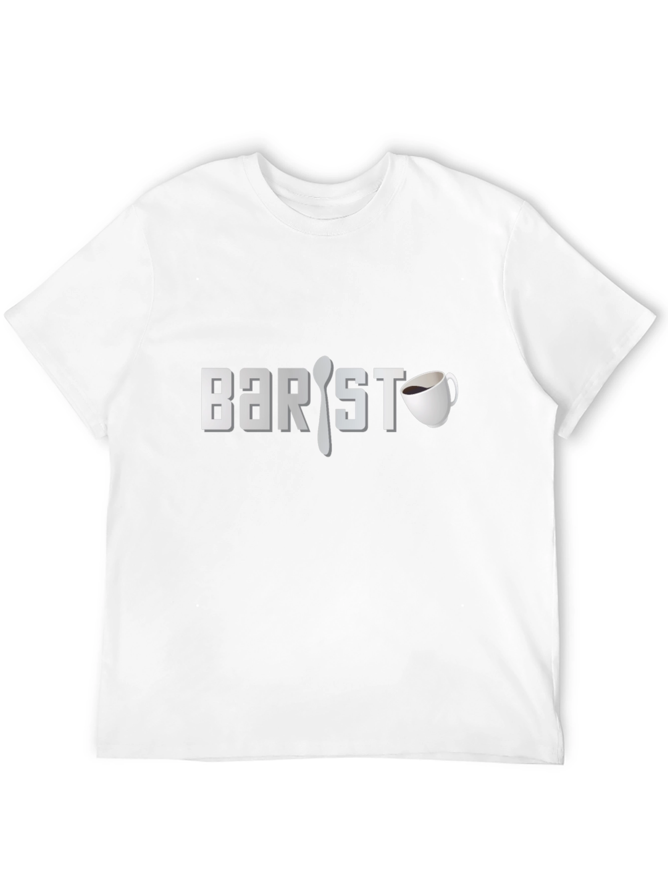 Barista Spoon and Coffee Cup T-Shirt