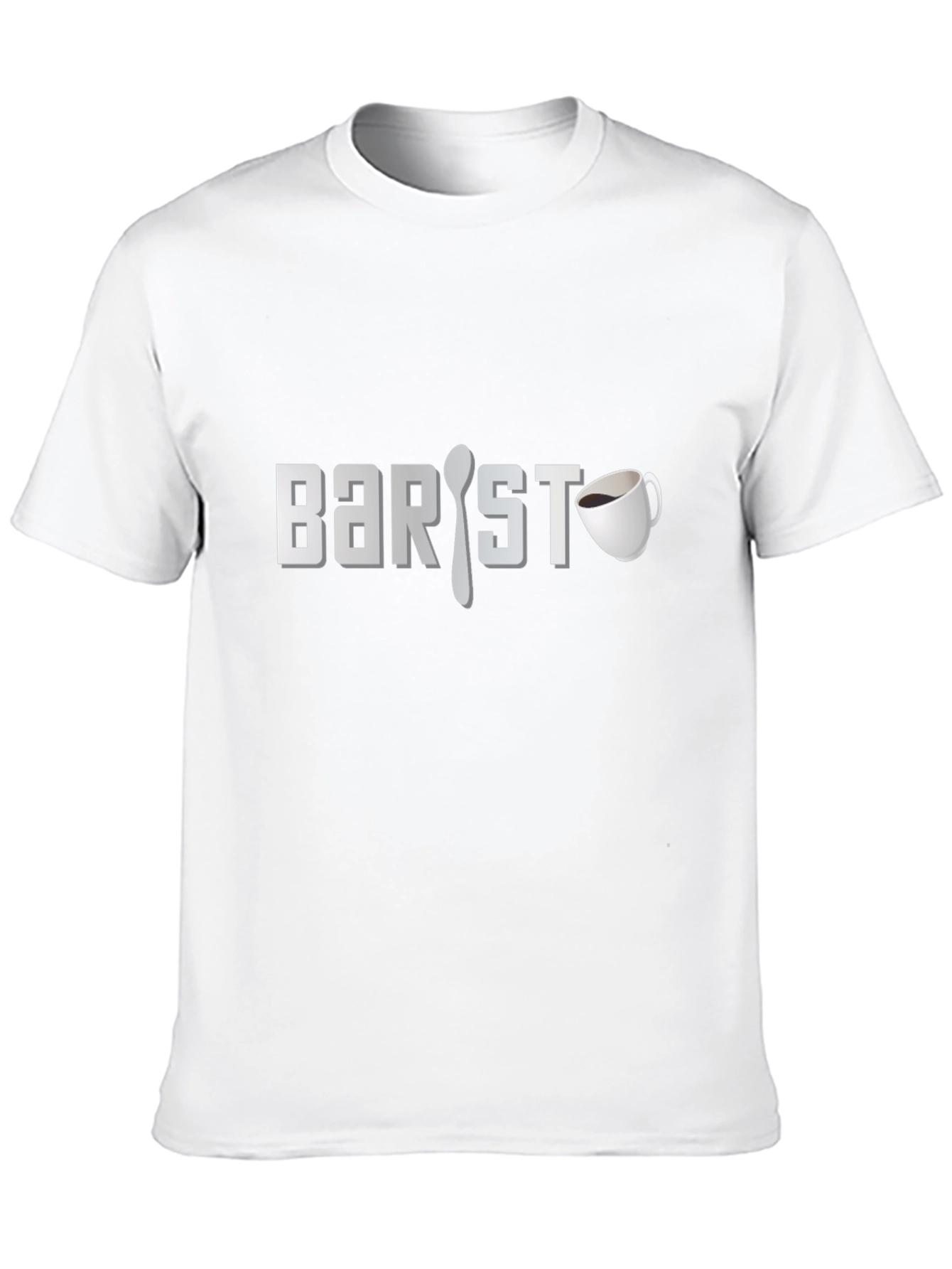 Barista Spoon and Coffee Cup T-Shirt
