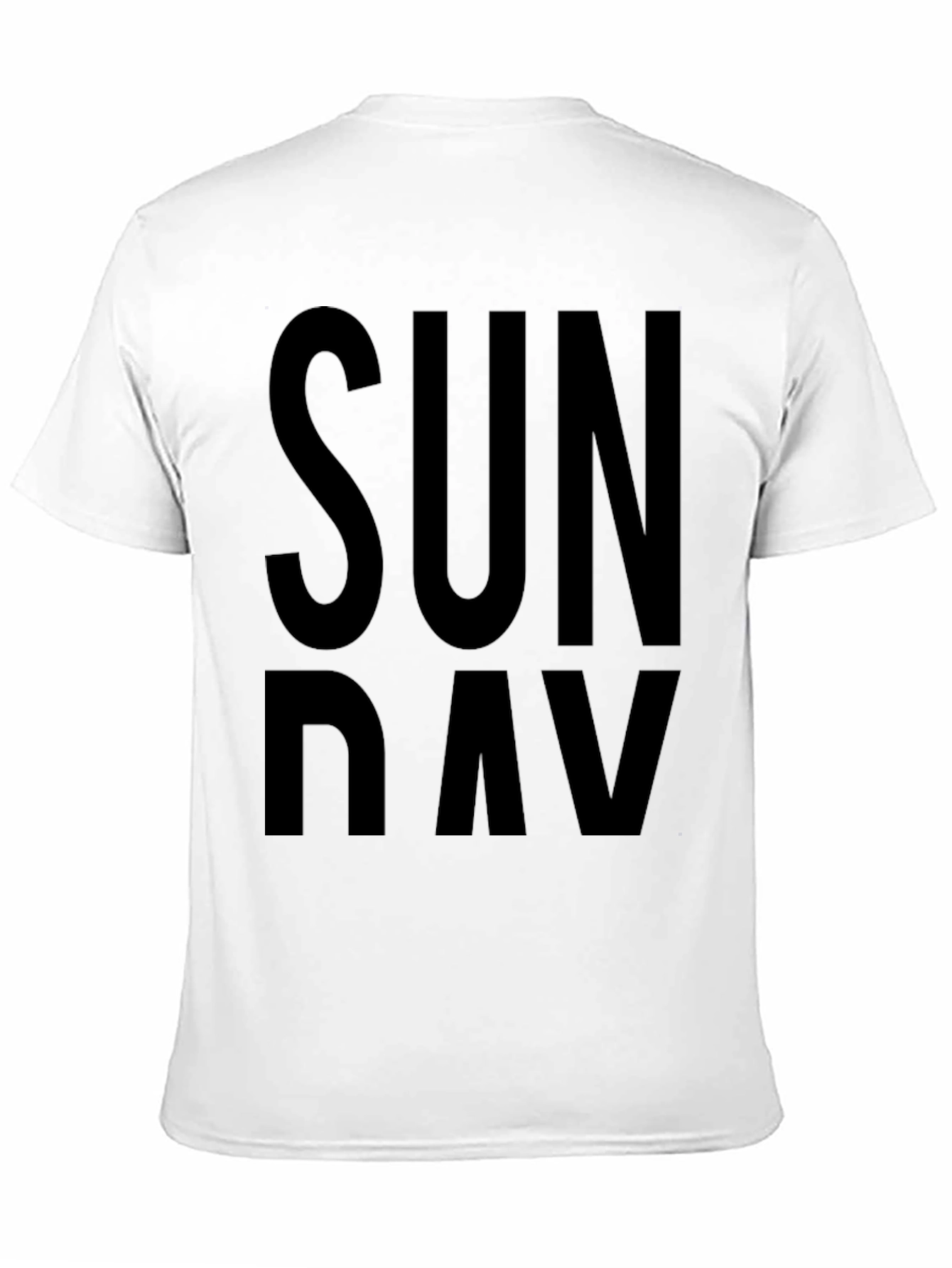 Sunday Graphic T-Shirt - Casual Black Tee