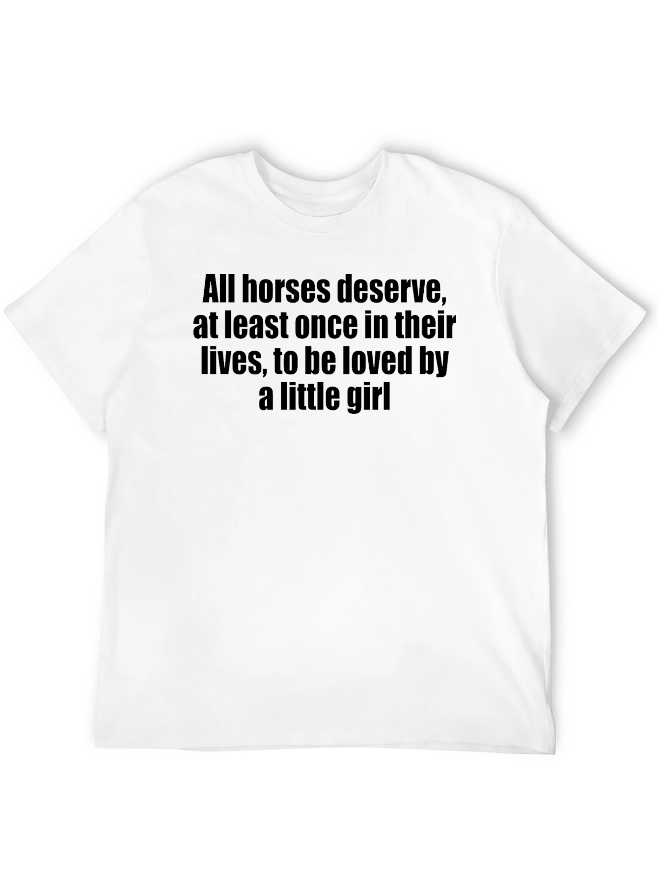 Horses & Little Girl T-Shirt