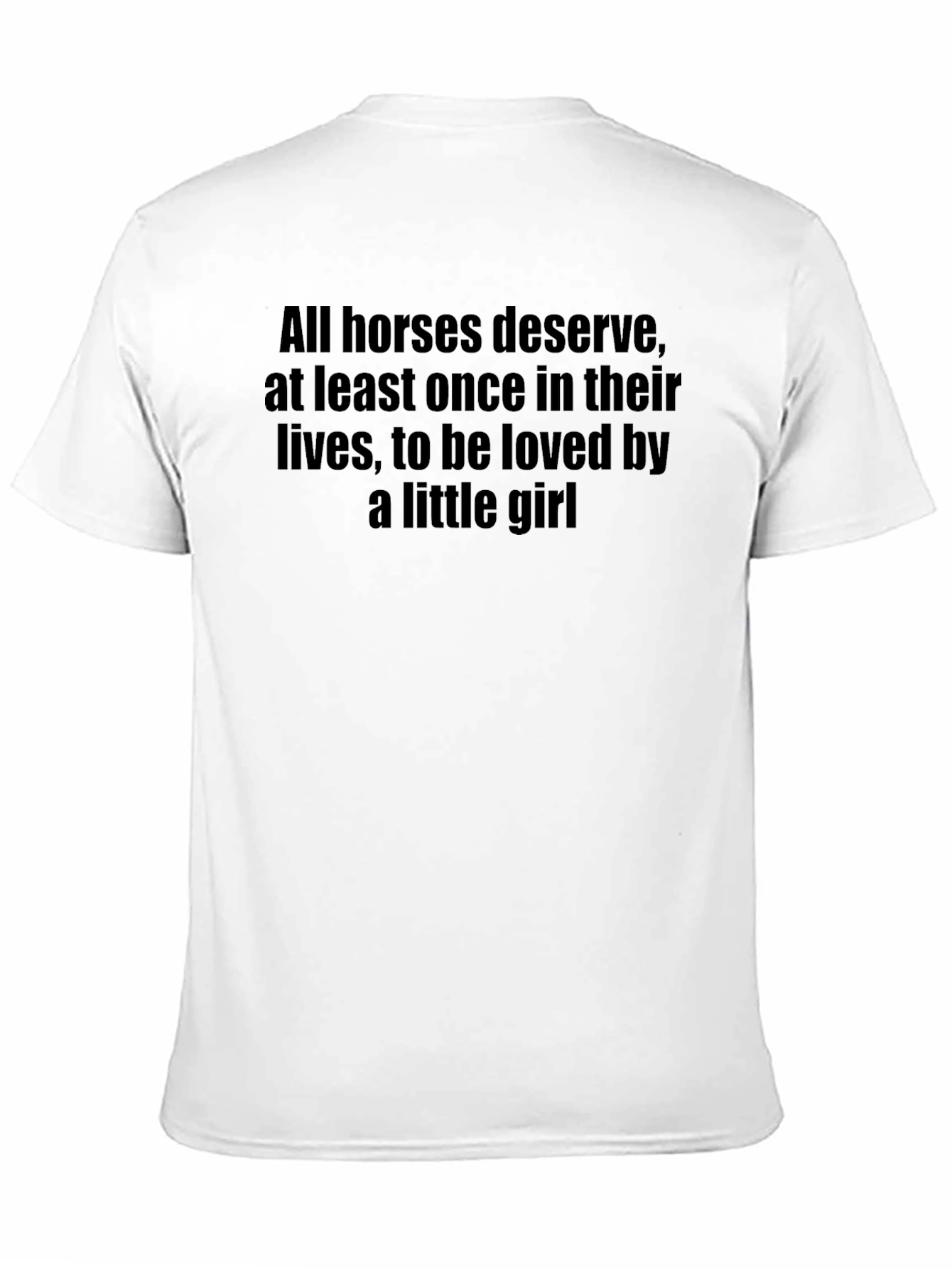 Horses & Little Girl T-Shirt